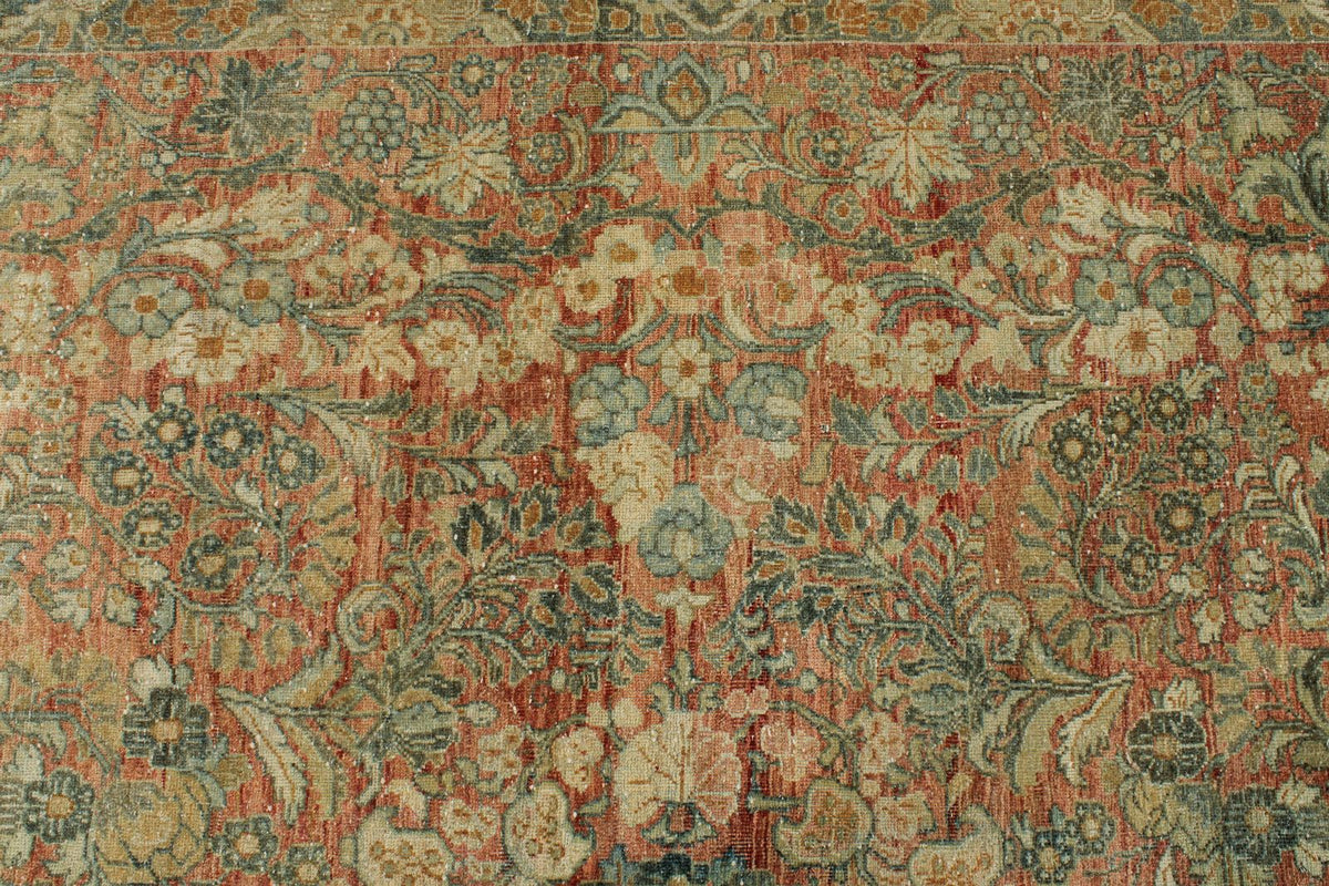 10x15 Beige and Pink Persian Rug