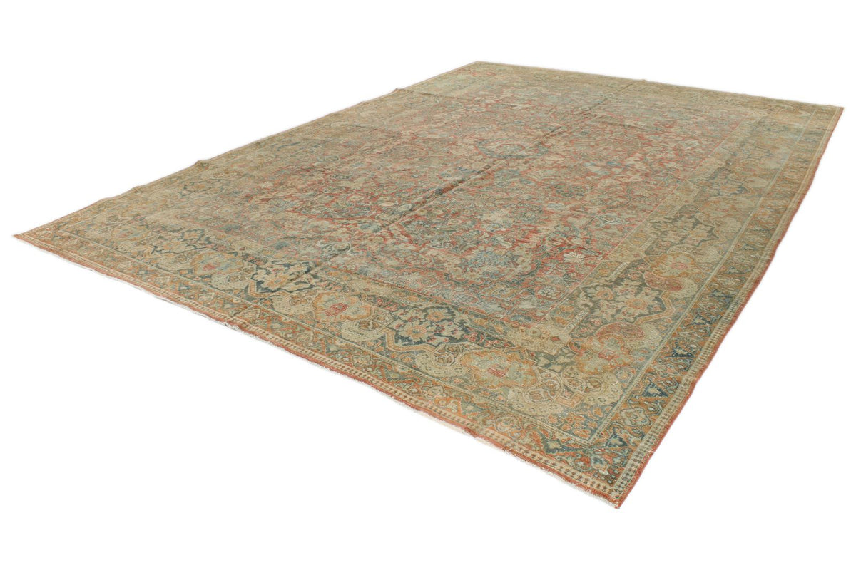 10x15 Beige and Pink Persian Rug