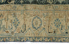 9x13 Blue and Beige Turkish Tribal Rug