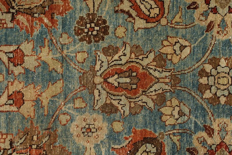 11x17 Red and Blue Persian Traditional Rug