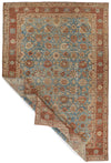 11x17 Red and Blue Persian Traditional Rug