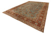 11x17 Red and Blue Persian Traditional Rug