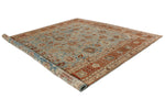 11x17 Red and Blue Persian Traditional Rug