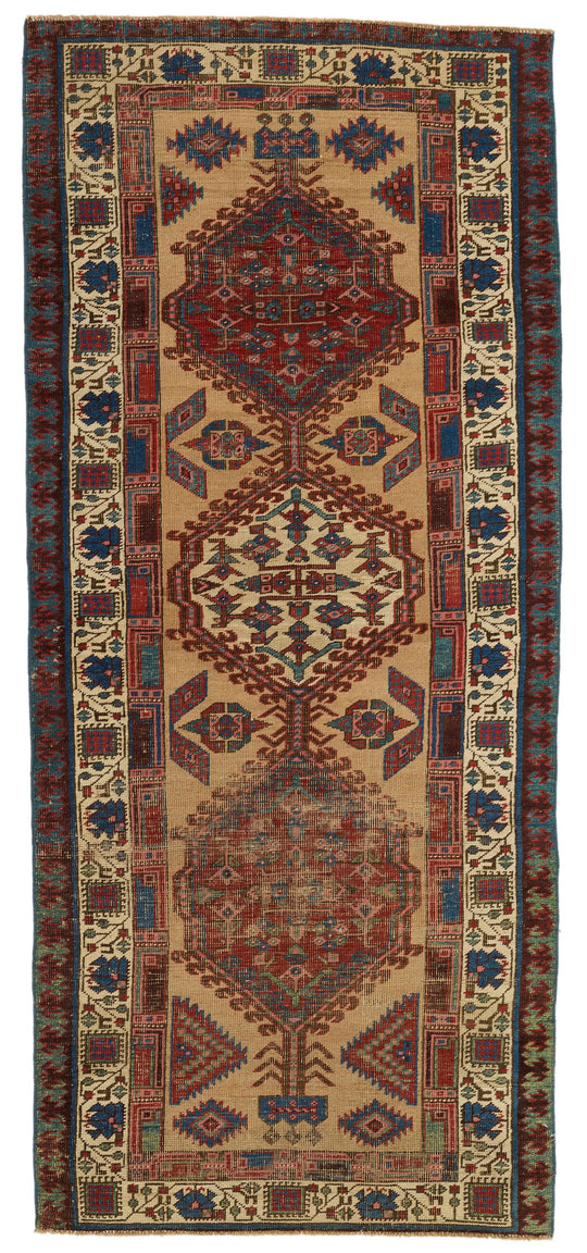 3x7 Multicolor Persian Tribal Runner