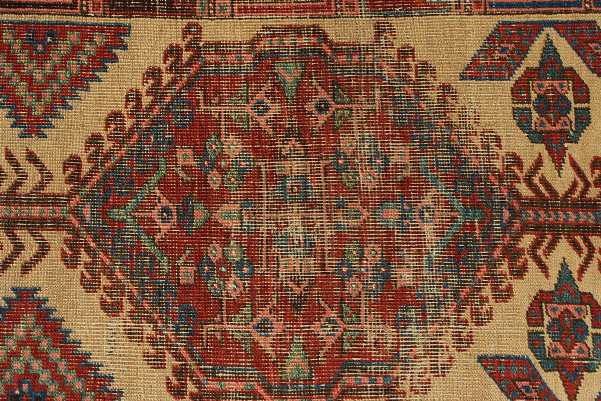3x7 Multicolor Persian Tribal Runner
