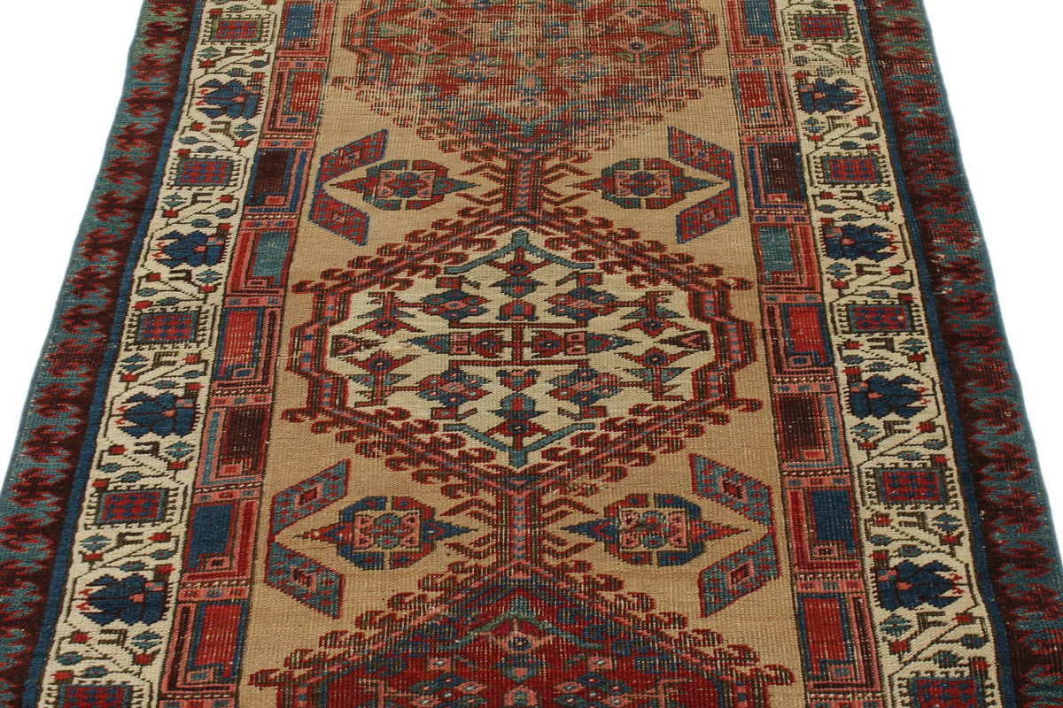 3x7 Multicolor Persian Tribal Runner