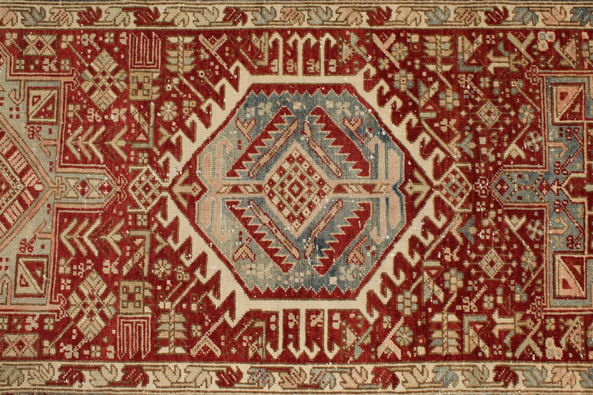 4x14 Red and Beige Persian Runner