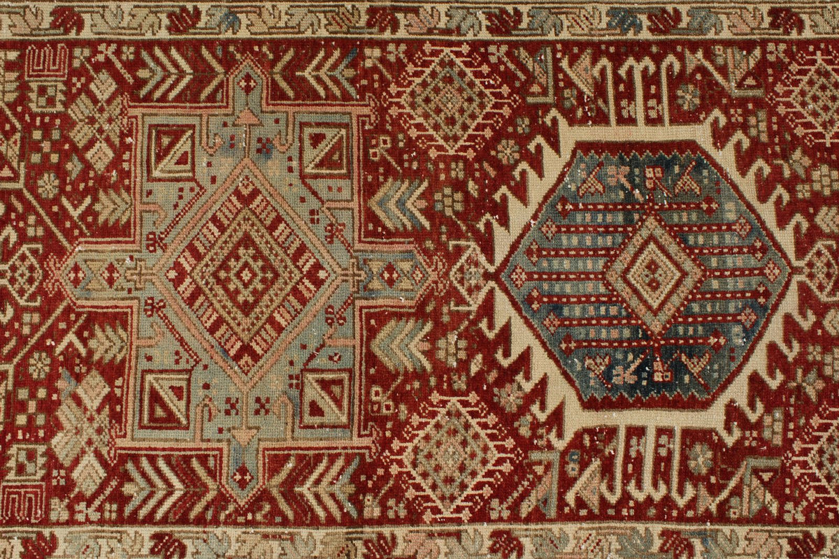 4x14 Red and Beige Persian Runner
