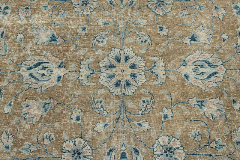 10x13 Beige and Blue Persian Rug