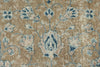 10x13 Beige and Blue Persian Rug