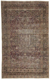 4x6 Brown and Rust Persian Rug