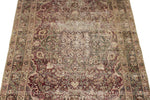 4x6 Brown and Rust Persian Rug