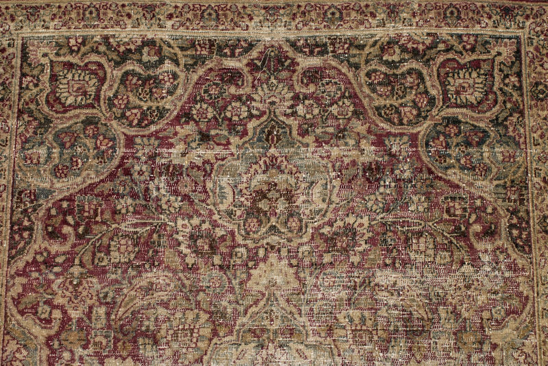 4x6 Brown and Rust Persian Rug