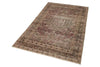 4x6 Brown and Rust Persian Rug