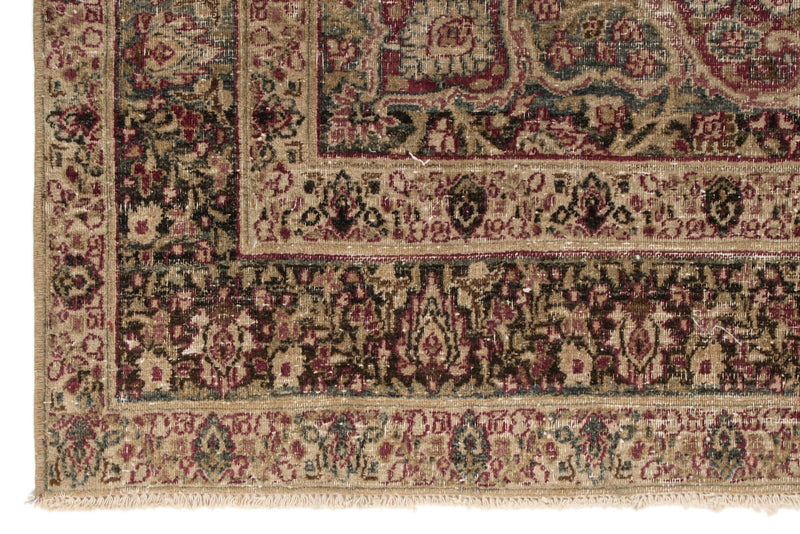 4x6 Brown and Rust Persian Rug