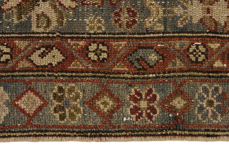 3x11 Brown and Rust Persian Tribal Runner