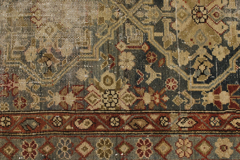 3x11 Brown and Rust Persian Tribal Runner