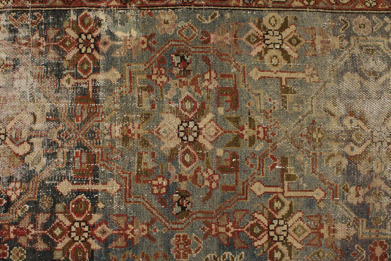 3x11 Brown and Rust Persian Tribal Runner