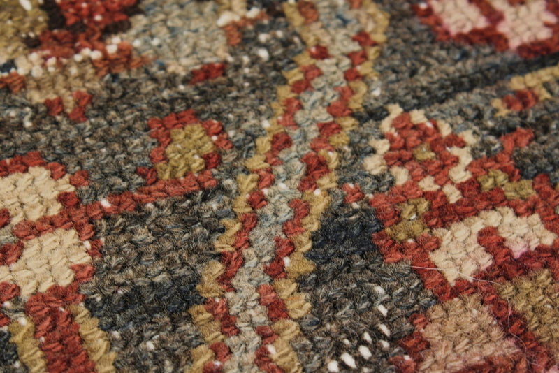 3x11 Brown and Rust Persian Tribal Runner