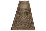 3x11 Brown and Rust Persian Tribal Runner