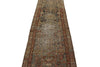 3x11 Brown and Rust Persian Tribal Runner