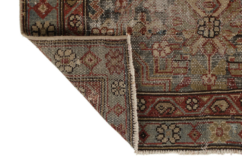 3x11 Brown and Rust Persian Tribal Runner