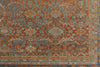 10x13 Rust and Blue Persian Rug