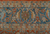 10x13 Rust and Blue Persian Rug