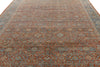 10x13 Rust and Blue Persian Rug