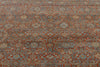 10x13 Rust and Blue Persian Rug