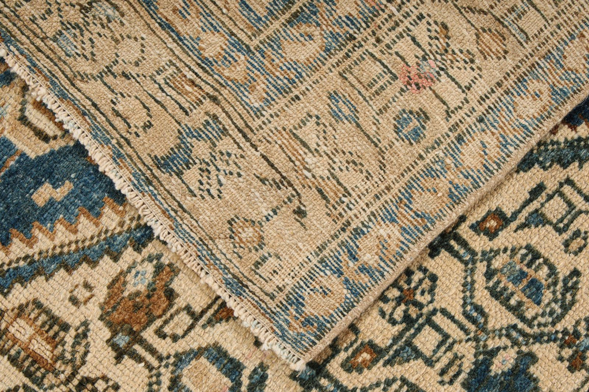 4x7 Blue and Beige Persian Rug