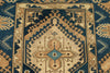 4x6 Blue and Beige Anatolian Tribal Rug