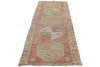 3x10 Pink and Beige Turkish Tribal Runner