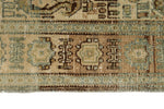 4x5 Beige and Rust Persian Tribal Rug