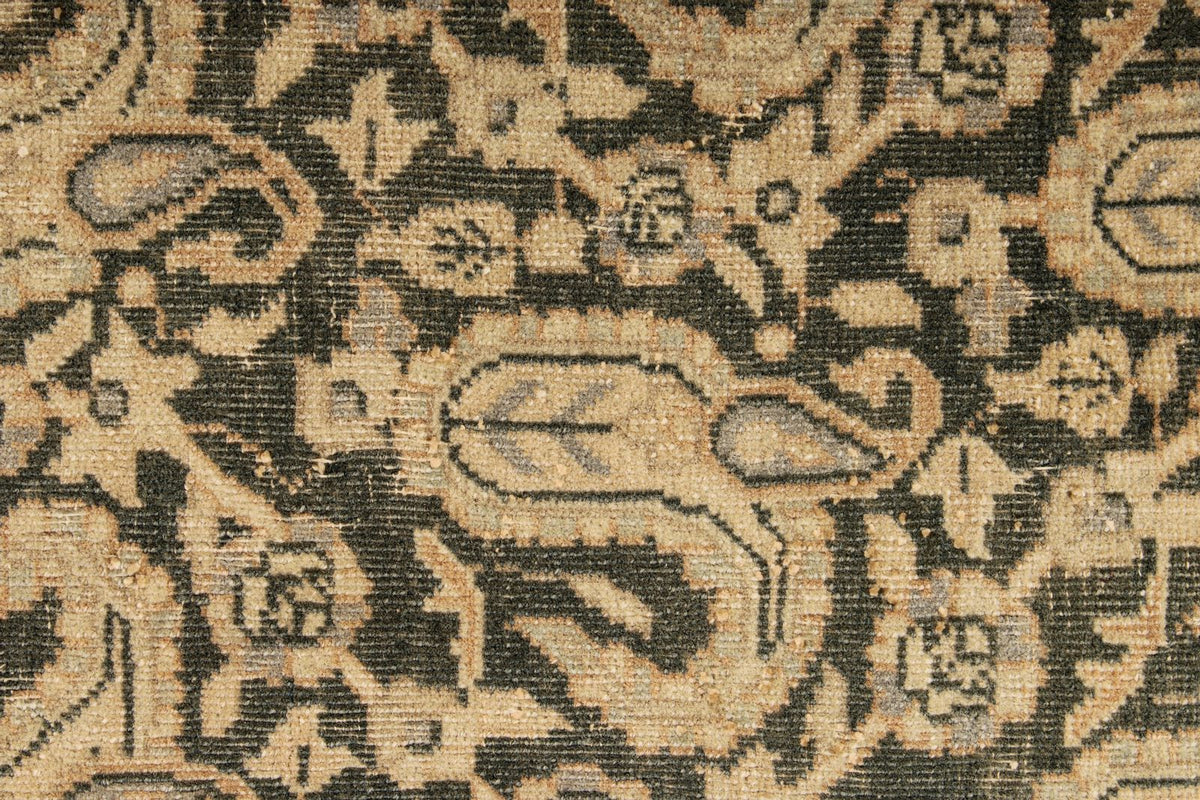 6x8 Beige and Black Persian Traditional Rug