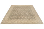 6x8 Beige and Black Persian Traditional Rug