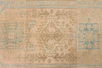 3x10 Ivory and Blue Persian Runner