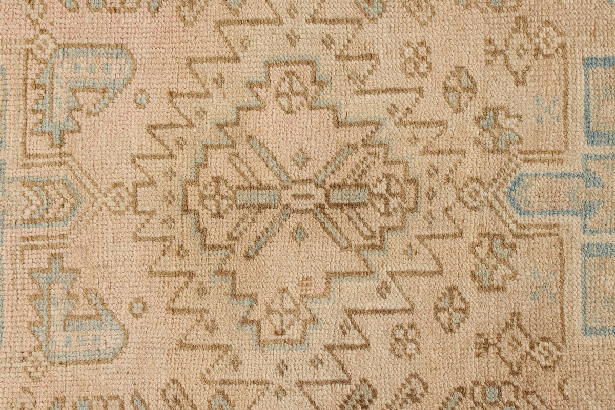 3x10 Ivory and Blue Persian Runner
