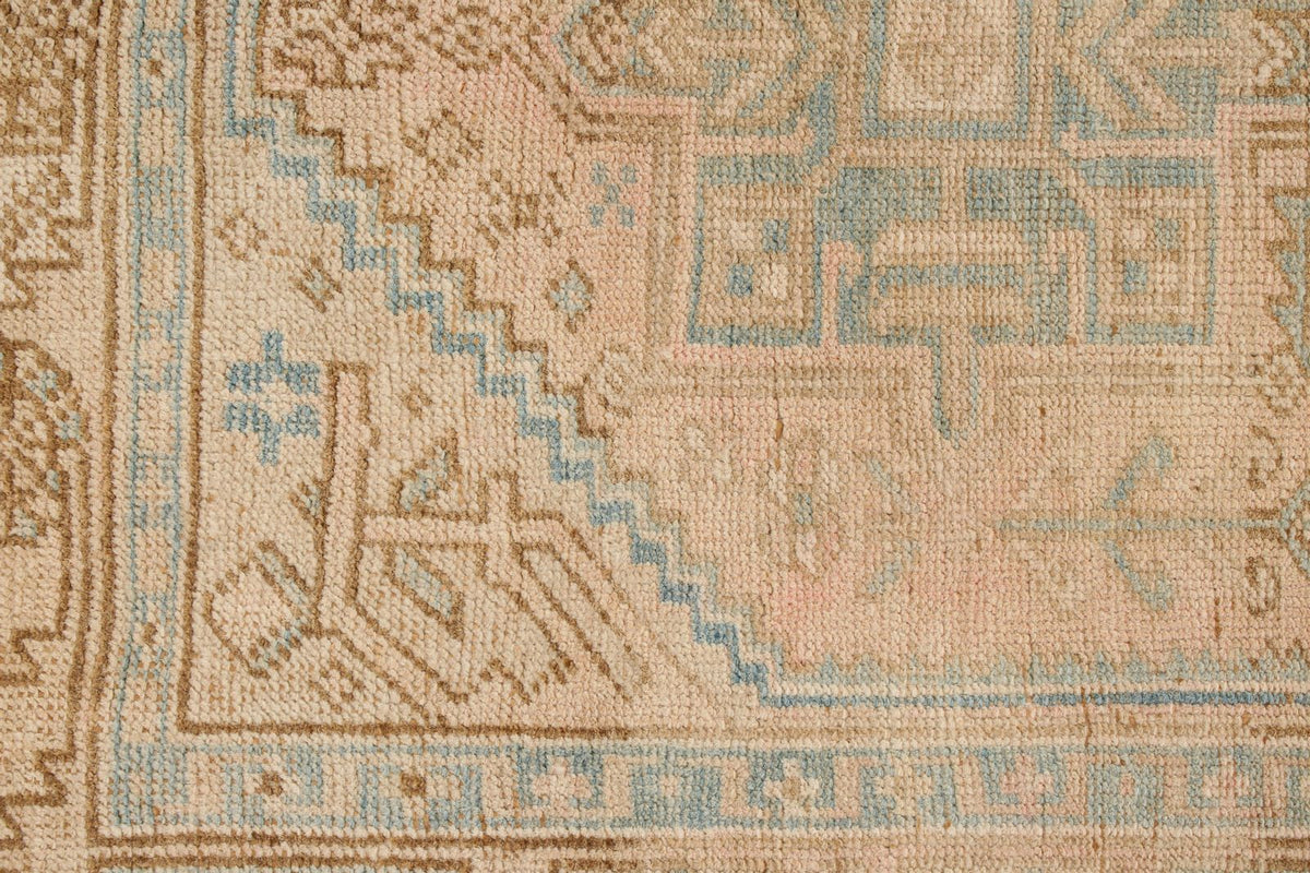 3x10 Ivory and Blue Persian Runner