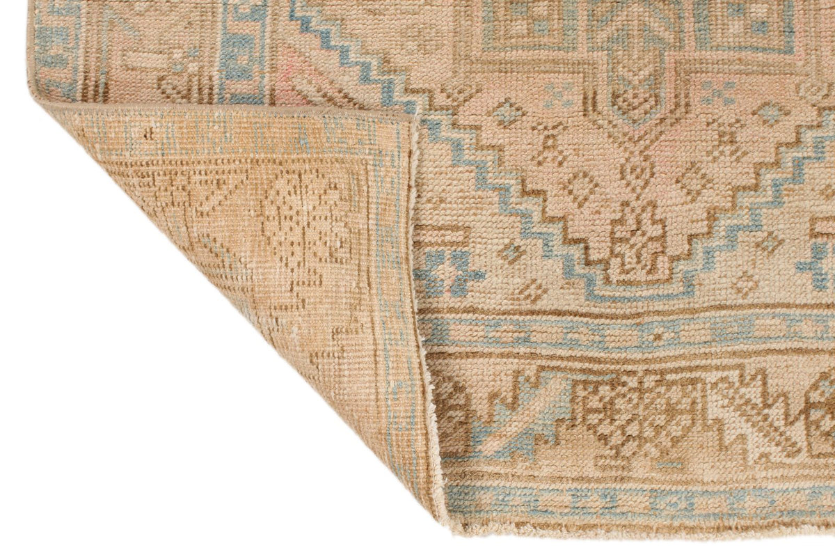 3x10 Ivory and Blue Persian Runner