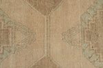 3x11 Beige Turkish Tribal Runner
