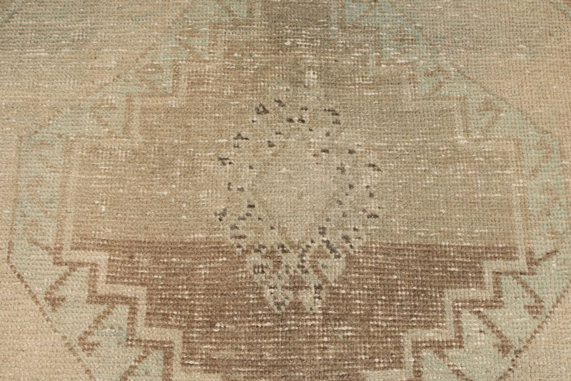 3x11 Beige Turkish Tribal Runner