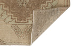 3x11 Beige Turkish Tribal Runner