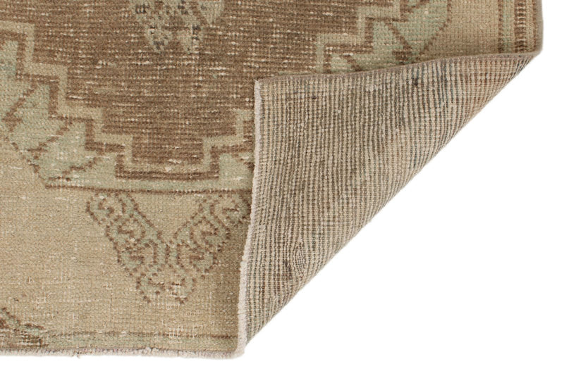 3x11 Beige Turkish Tribal Runner