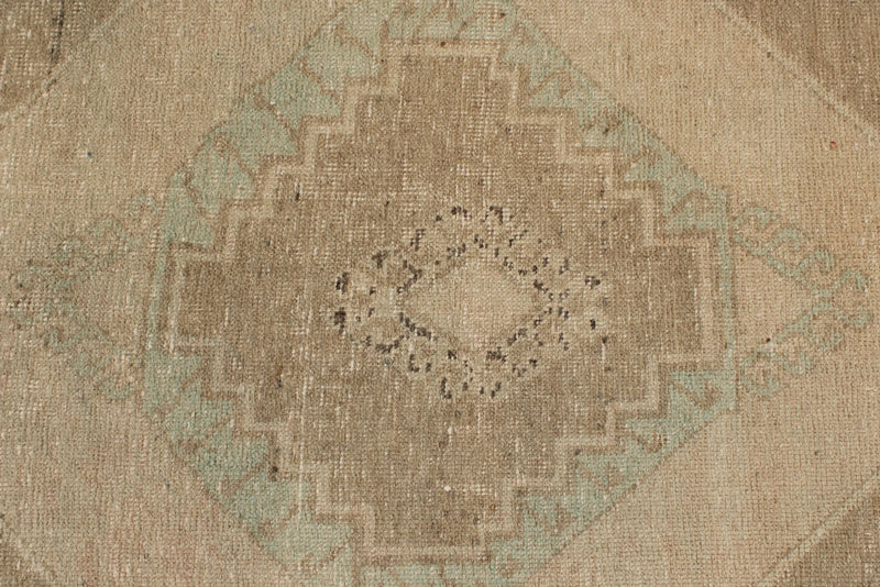 3x11 Beige Turkish Tribal Runner