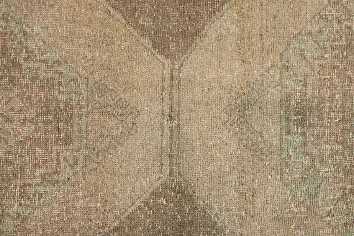 3x11 Beige Turkish Tribal Runner