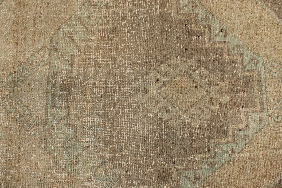 3x11 Beige Turkish Tribal Runner