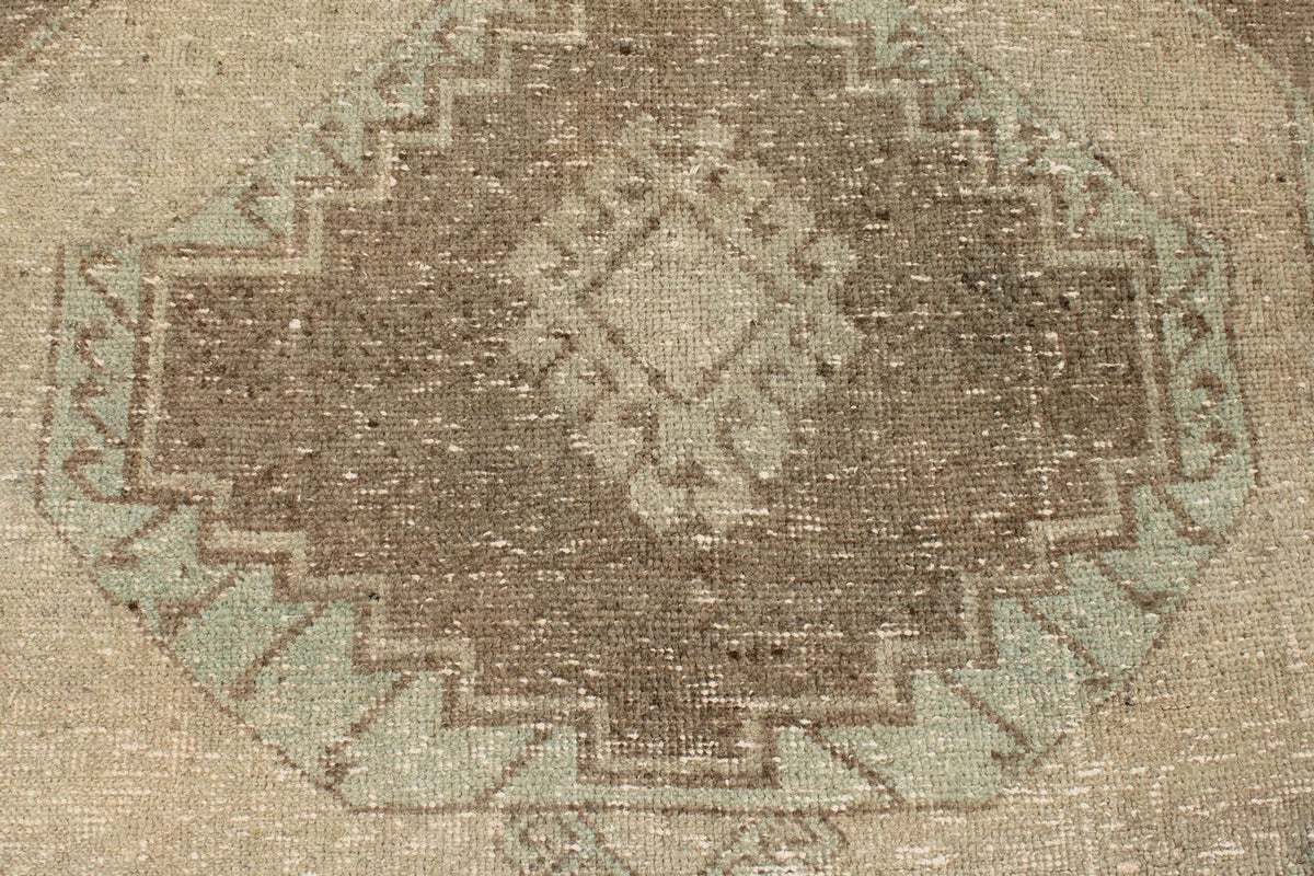 3x11 Beige Turkish Tribal Runner