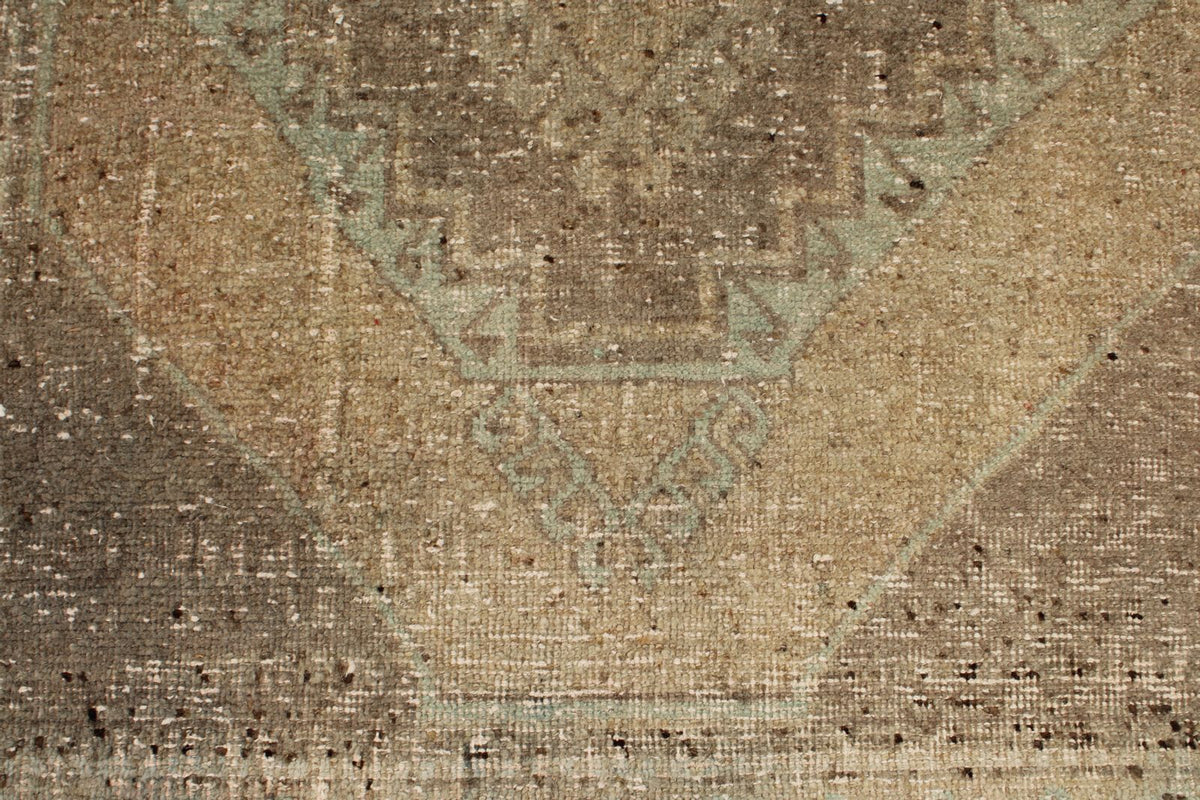 3x11 Beige Turkish Tribal Runner