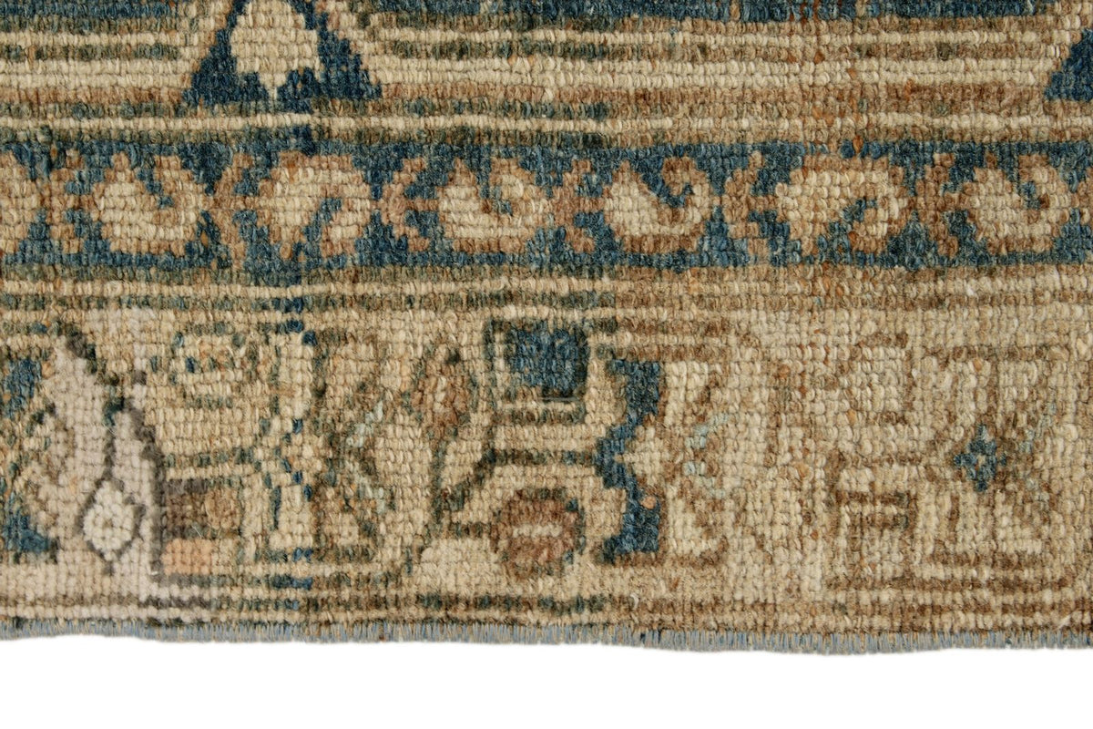4x6 Blue and Beige Persian Traditional Rug